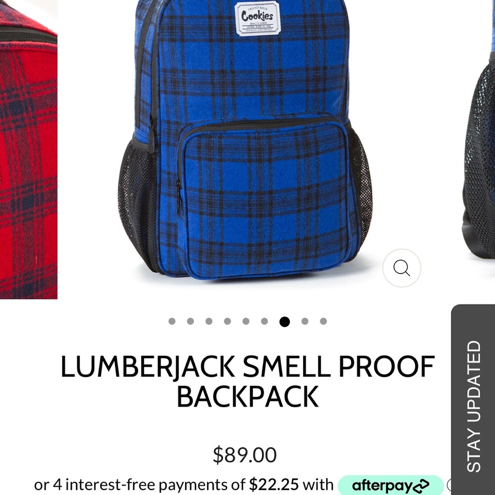Authentic “ Cookies “ Lumberjack Backpacks. - Picture 4 of 7